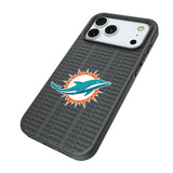 Miami Dolphins Text Backdrop Bump Phone Case for Apple iPhone