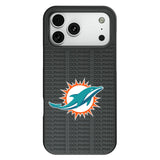 Miami Dolphins Text Backdrop Bump Phone Case for Apple iPhone