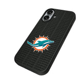 Miami Dolphins Text Backdrop MagSafe Compatible Phone Case for Apple iPhone