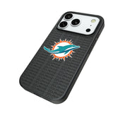 Miami Dolphins Text Backdrop MagSafe Compatible Phone Case for Apple iPhone