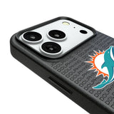 Miami Dolphins Text Backdrop MagSafe Compatible Phone Case for Apple iPhone