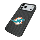 Miami Dolphins Text Backdrop MagSafe Compatible Phone Case for Apple iPhone