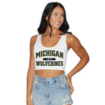 University of Michigan 1817 Crop Tank Top