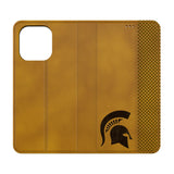 Michigan State University Spartans Burn Folio Phone Case for Apple iPhone