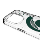 Michigan State University Spartans Confetti Clear Phone Case for Apple iPhone
