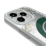 Michigan State University Spartans Confetti Glitter Phone Case for Apple iPhone