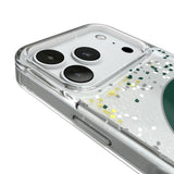 Michigan State University Spartans Confetti Glitter Phone Case for Apple iPhone