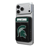 Michigan State University Spartans Endzone Plus Wireless Mag Power Bank
