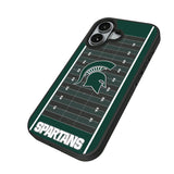 Michigan State University Spartans Field Bump Phone Case for Apple iPhone
