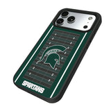 Michigan State University Spartans Field Bump Phone Case for Apple iPhone