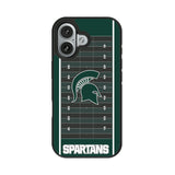 Michigan State University Spartans Field Bump Phone Case for Apple iPhone