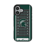 Michigan State University Spartans Field Bump Phone Case for Apple iPhone