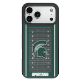 Michigan State University Spartans Field Bump Phone Case for Apple iPhone