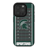 Michigan State University Spartans Field Bump Phone Case for Apple iPhone