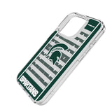 Michigan State University Spartans Field Clear Phone Case for Apple iPhone