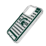 Michigan State University Spartans Field Clear Phone Case for Apple iPhone