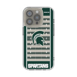 Michigan State University Spartans Field Clear Phone Case for Apple iPhone