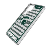 Michigan State University Spartans Field Clear Phone Case for Samsung Galaxy