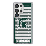 Michigan State University Spartans Field Clear Phone Case for Samsung Galaxy