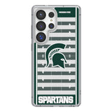 Michigan State University Spartans Field Clear Phone Case for Samsung Galaxy