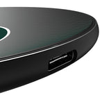 Michigan State University Spartans Linen 15-Watt Wireless Charger