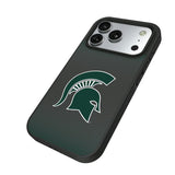 Michigan State University Spartans Linen Bump Phone Case for Apple iPhone