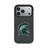 Michigan State University Spartans Linen Bump Phone Case for Apple iPhone