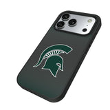Michigan State University Spartans Linen Bump Phone Case for Apple iPhone