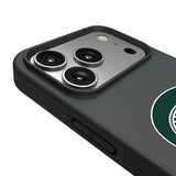 Michigan State University Spartans Linen Bump Phone Case for Apple iPhone