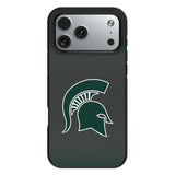 Michigan State University Spartans Linen Bump Phone Case for Apple iPhone