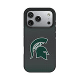 Michigan State University Spartans Linen Bump Phone Case for Apple iPhone