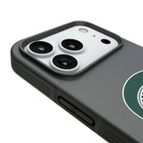 Michigan State University Spartans Linen Bump Phone Case for Apple iPhone