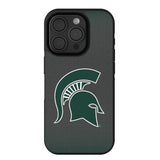 Michigan State University Spartans Linen Bump Phone Case for Apple iPhone