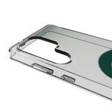 Michigan State University Spartans Linen Clear Phone Case for Samsung Galaxy