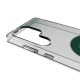 Michigan State University Spartans Linen Clear Phone Case for Samsung Galaxy