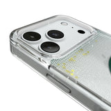 Michigan State University Spartans Linen Glitter Phone Case for Apple iPhone