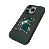 Michigan State University Spartans Linen MagSafe Compatible Phone Case for Apple iPhone