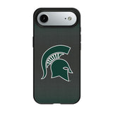 Michigan State University Spartans Linen MagSafe Compatible Phone Case for Apple iPhone