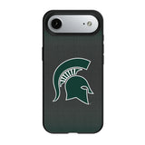 Michigan State University Spartans Linen MagSafe Compatible Phone Case for Apple iPhone