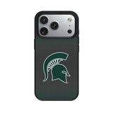 Michigan State University Spartans Linen MagSafe Compatible Phone Case for Apple iPhone