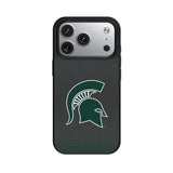 Michigan State University Spartans Linen MagSafe Compatible Phone Case for Apple iPhone