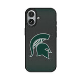 Michigan State University Spartans Linen MagSafe Compatible Phone Case for Apple iPhone