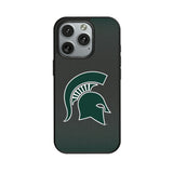 Michigan State University Spartans Linen MagSafe Compatible Phone Case for Apple iPhone