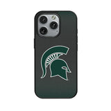 Michigan State University Spartans Linen MagSafe Compatible Phone Case for Apple iPhone