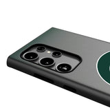 Michigan State University Spartans Linen MagSafe Compatible Phone Case for Samsung Galaxy
