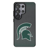 Michigan State University Spartans Linen MagSafe Compatible Phone Case for Samsung Galaxy