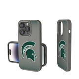 Michigan State University Spartans Linen Soft Touch Phone Case for Apple iPhone