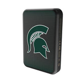 Michigan State University Spartans Linen Wireless Mag Power Bank