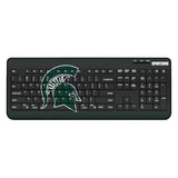 Michigan State University Spartans Linen Wireless USB Keyboard