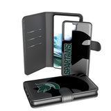 Michigan State University Spartans Monocolor Tilt Wallet Phone Case for Samsung Galaxy